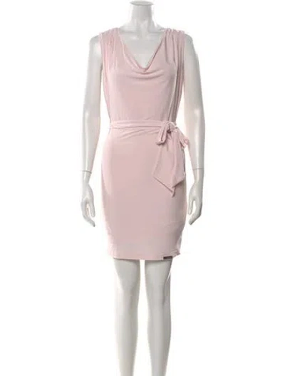 Pre-owned Rta Cowl Neck Mini Dress W/ Tags In Pink