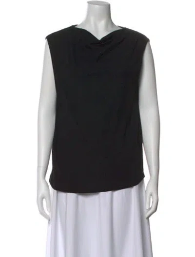 Pre-owned Rta Cowl Neck Sleeveless Top In White
