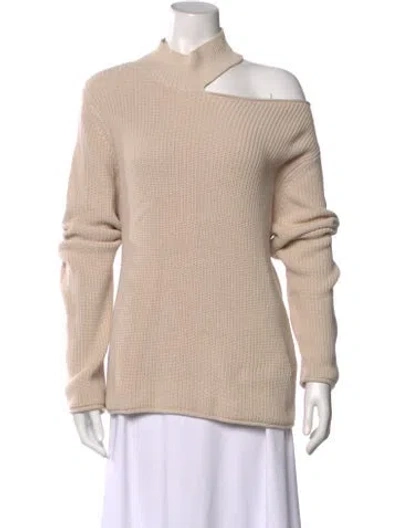 Pre-owned Rta Cowl Neck Sweater In Neutral