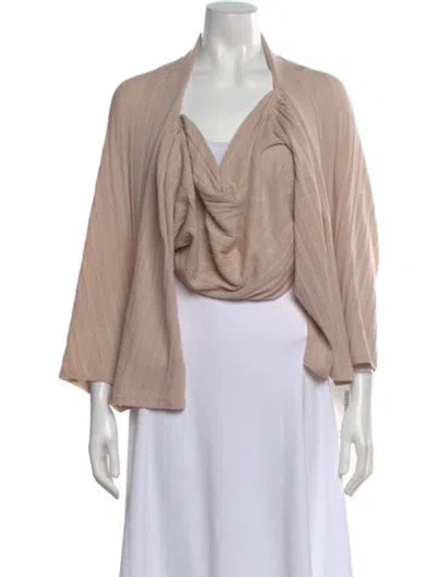 Pre-owned Rta Cowl Neck Sweater In Neutral