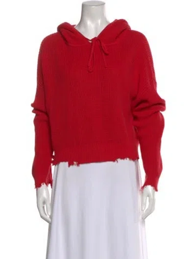 Pre-owned Rta Cowl Neck Sweater In Red