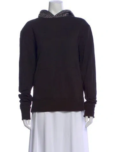 Pre-owned Rta Crew Neck Long Sleeve Hoodie In Black