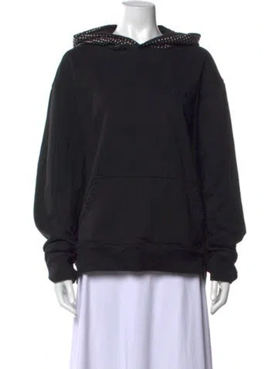 Pre-owned Rta Crew Neck Long Sleeve Hoodie In Black