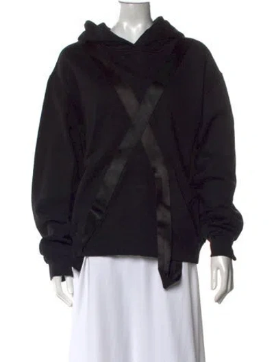 Pre-owned Rta Crew Neck Long Sleeve Hoodie In Black