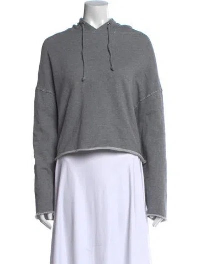 Pre-owned Rta Crew Neck Long Sleeve Hoodie In Gray