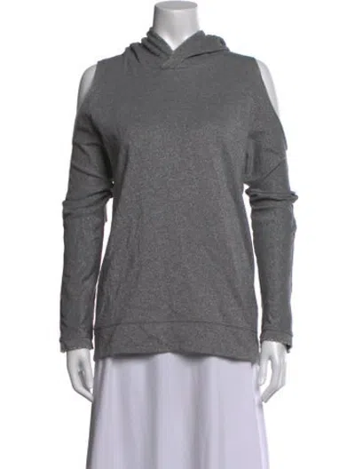 Pre-owned Rta Crew Neck Long Sleeve Hoodie In Grey