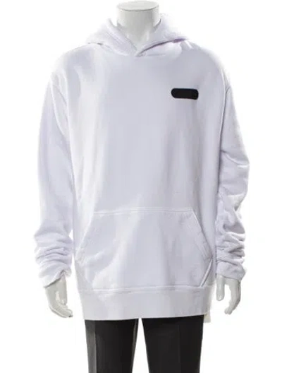 Pre-owned Rta Crew Neck Long Sleeve Hoodie In White