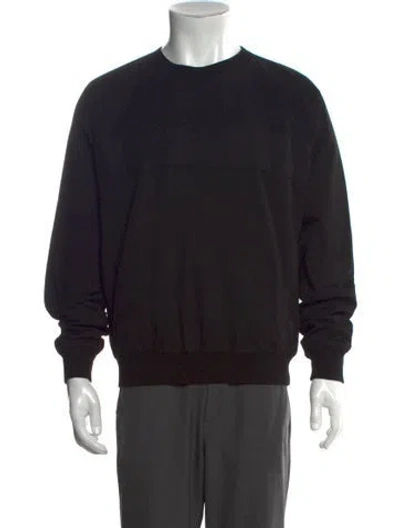 Pre-owned Rta Crew Neck Long Sleeve Sweatshirt In Black