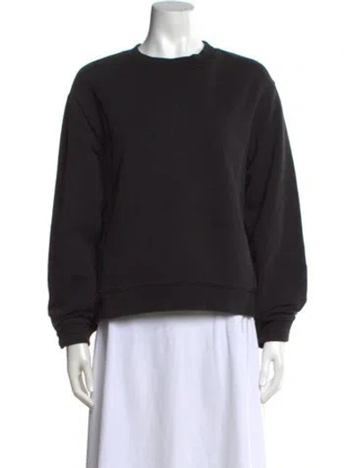 Pre-owned Rta Crew Neck Long Sleeve Sweatshirt In Black