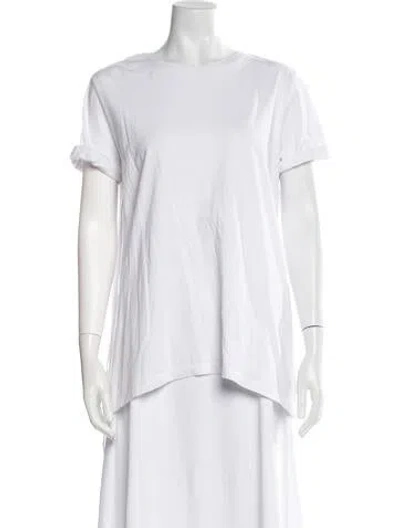 Pre-owned Rta Crew Neck Short Sleeve T-shirt In White