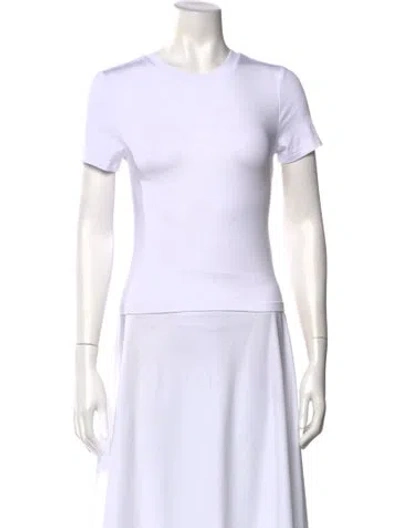 Pre-owned Rta Crew Neck Short Sleeve T-shirt In White