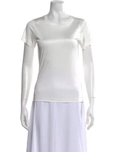 Pre-owned Rta Crew Neck Short Sleeve T-shirt In White