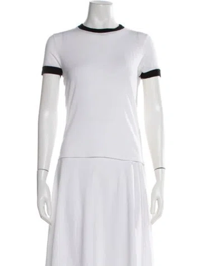 Pre-owned Rta Crew Neck Short Sleeve T-shirt In White