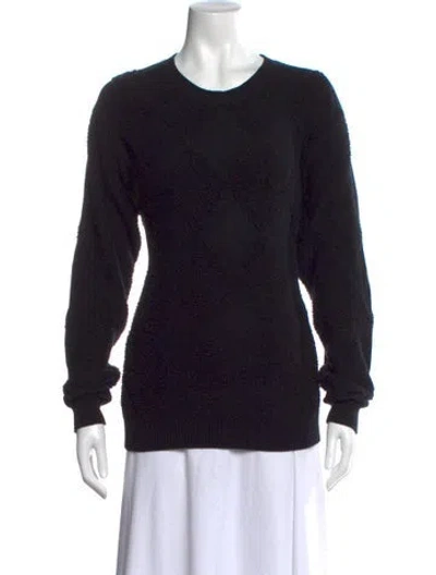 Pre-owned Rta Crew Neck Sweater In Black