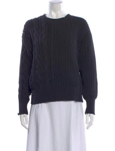 Pre-owned Rta Crew Neck Sweater In Black