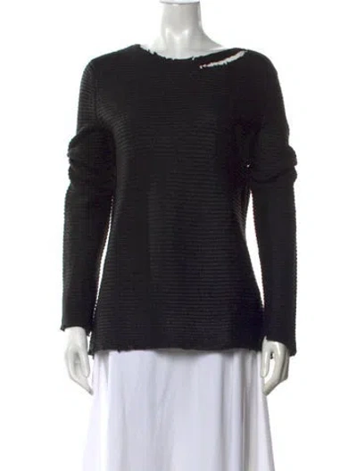 Pre-owned Rta Crew Neck Sweater In Black