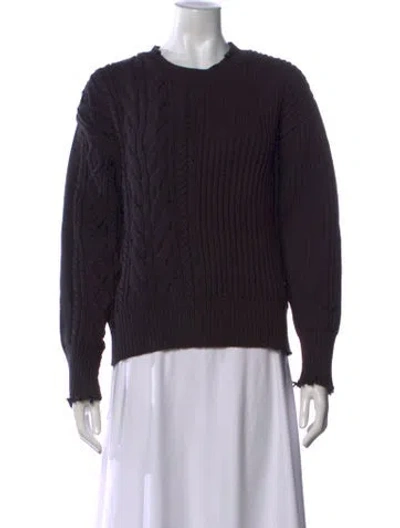 Pre-owned Rta Crew Neck Sweater In Black