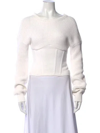 Pre-owned Rta Crew Neck Sweater In Black/white