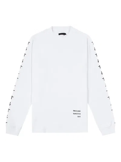 Rta Cross-detail Sweatshirt In White