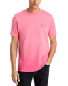 Rta Cyber Metal Tee In Pink