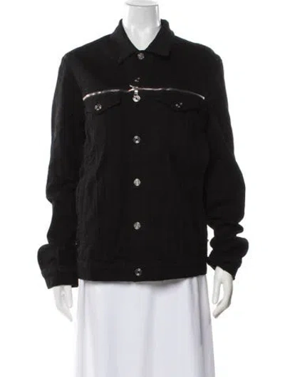 Pre-owned Rta Denim Jacket In Black