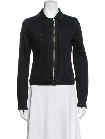 Pre-owned Rta Denim Jacket In Black
