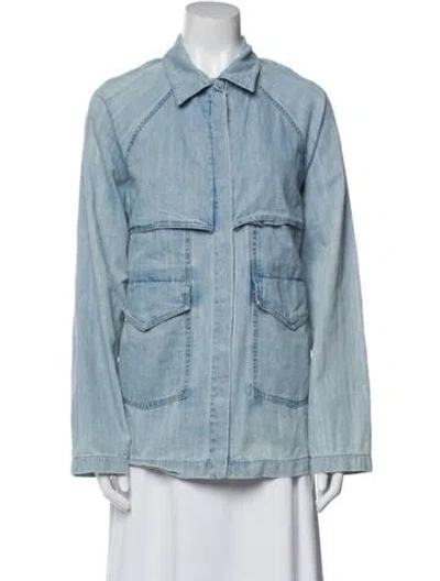 Pre-owned Rta Denim Jacket In Blue