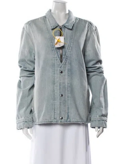 Pre-owned Rta Denim Jacket In Blue