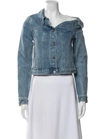 Pre-owned Rta Denim Jacket In Blue
