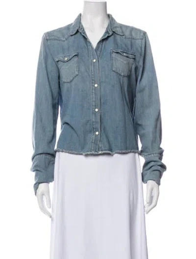 Pre-owned Rta Denim Jacket In Blue