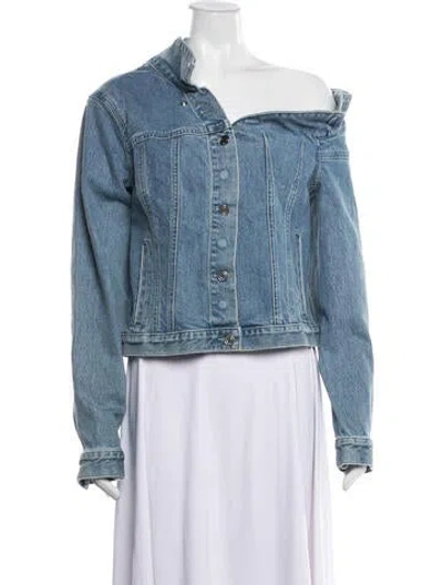 Pre-owned Rta Denim Jacket In Blue