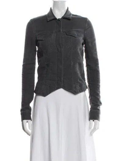 Pre-owned Rta Denim Jacket In Grey