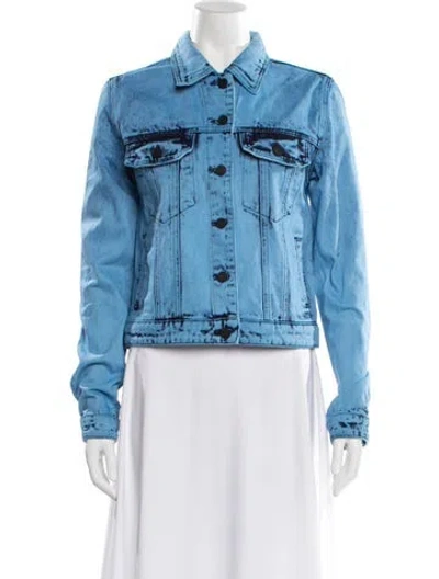 Pre-owned Rta Denim Jacket W/ Tags In Blue