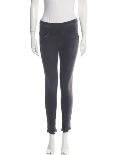 Pre-owned Rta Denim Mid-rise Skinny Leg Jeans In Gray