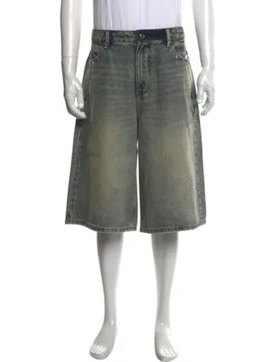 Pre-owned Rta Denim Shorts W/ Tags In Green
