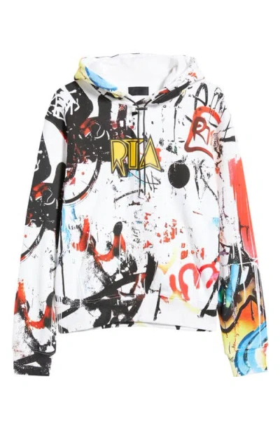 Rta Dion Graffiti Logo Graphic Hoodie In Multi