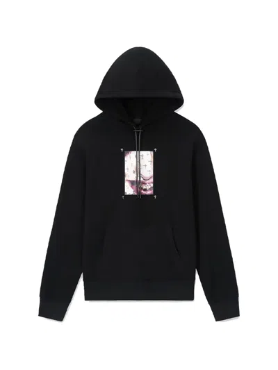 Rta Dion Graphic-print Hoodie In Black