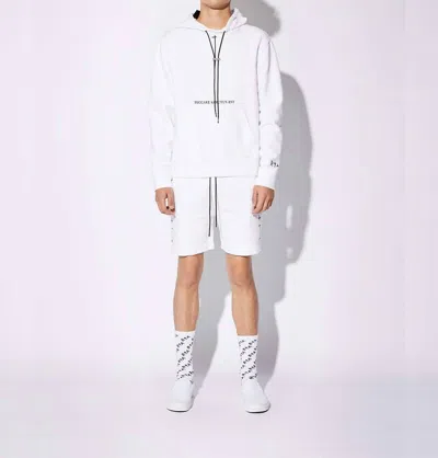 Rta Dion Hoodie In White Sins