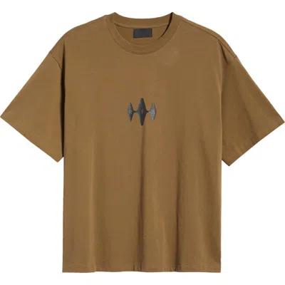Rta Dion Teak Radio House Graphic T-shirt In Brown