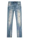 Rta Distressed Bootcut Jeans In Blue