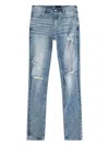 Rta Distressed Bootcut Jeans In Multi