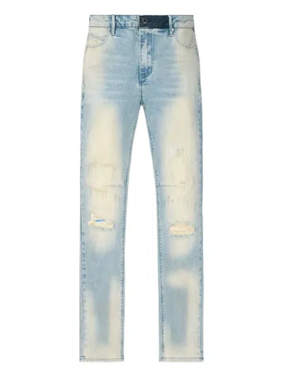 Rta Distressed Jeans In Blue