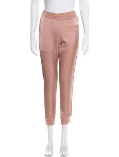 Pre-owned Rta Embroidered Accent Sweatpants In Pink