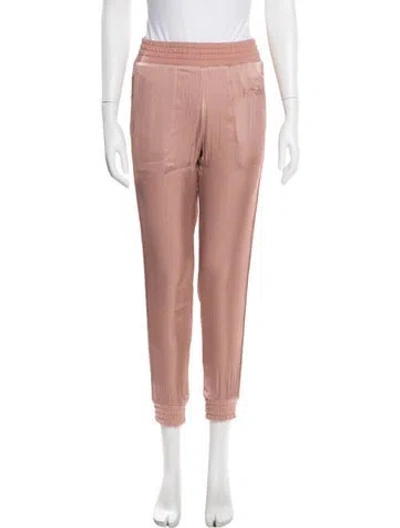 Pre-owned Rta Embroidered Accent Sweatpants In Pink