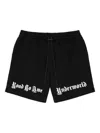 Rta Embroidered-logo Shorts In Black