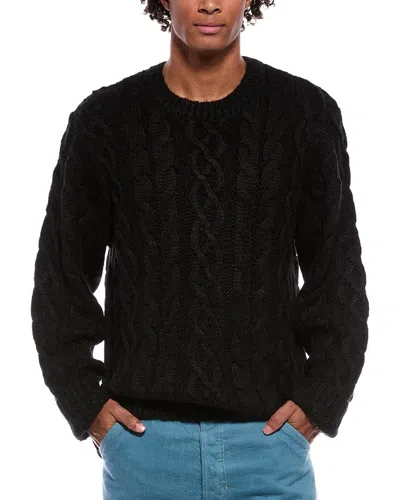 Rta Ethan Wool-blend Crewneck Sweater In Neutral