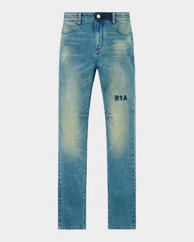 Rta Exodus D-bryant Logo Skinny Jeans In Blue
