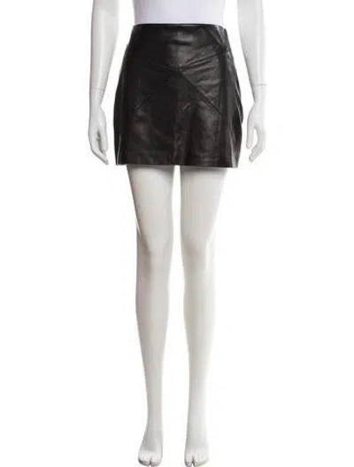 Pre-owned Rta Faux Fur Faux Fur Coat In Black