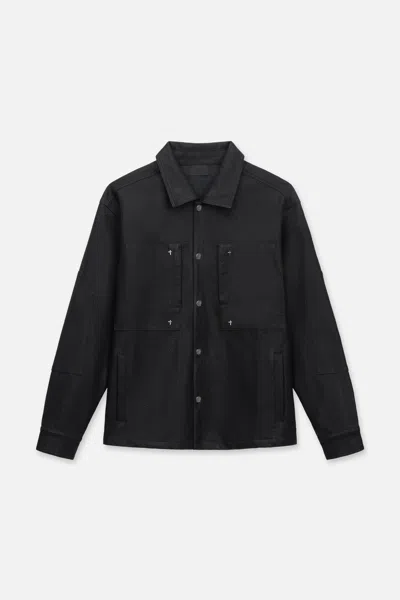Rta Fisher Faux Leather Jacket In Black