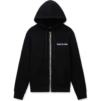 Rta Floyd Illuminated Zip Hoodie In Black